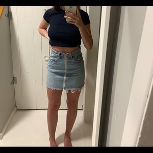 Zara denim skirt